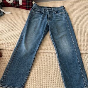 7 For All Mankind Men's Straight Blue Jeans